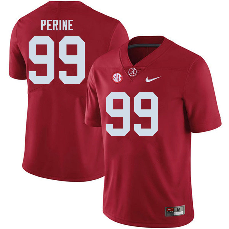 Men #99 Ty Perine Alabama Crimson Tide College Football Jerseys Sale-Crimson